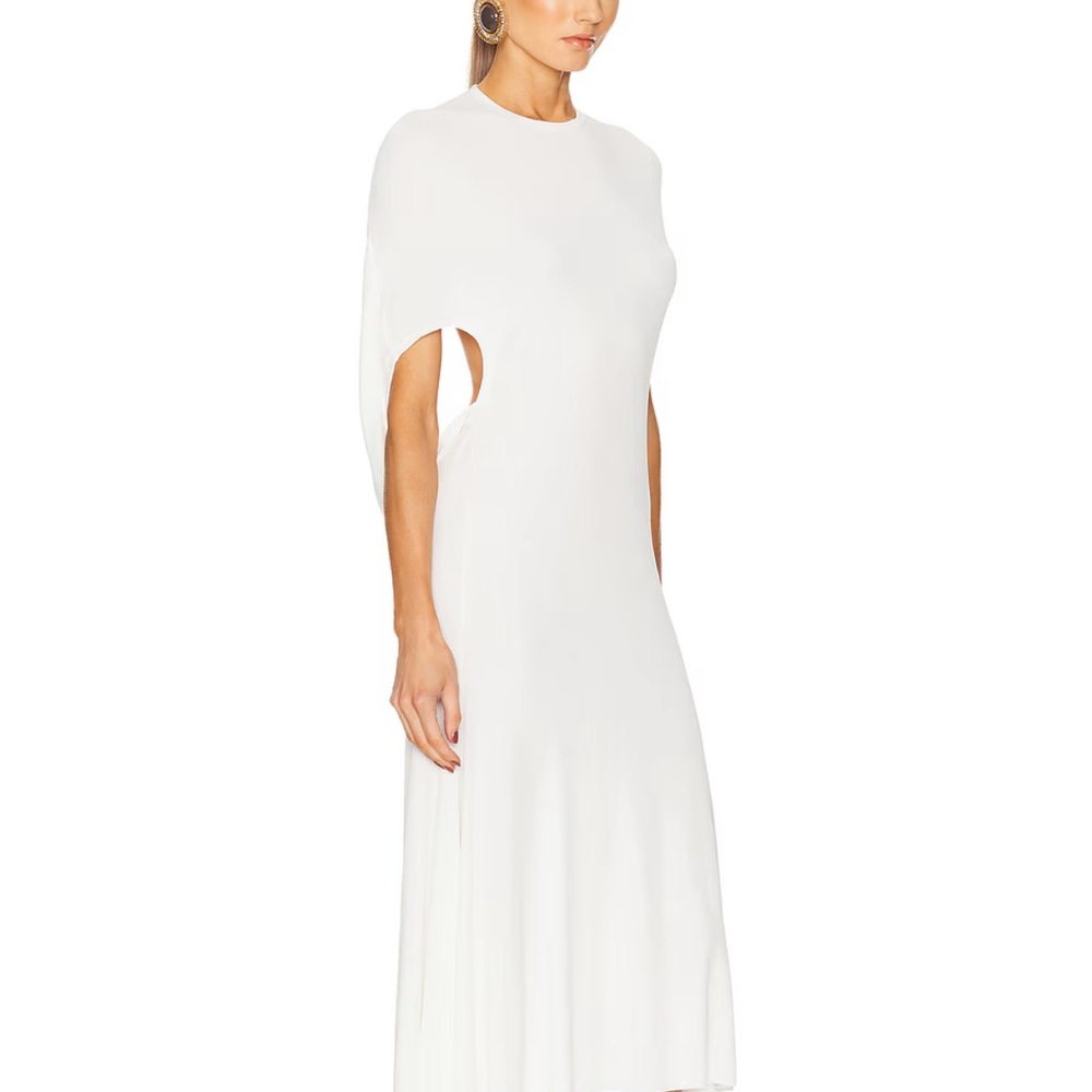 Jacquemus White Asymmetrical Backless Gown Le Robe Salerno - Picture 5 of 5